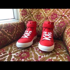 Pierre Hardy Red 112 high top sneakers